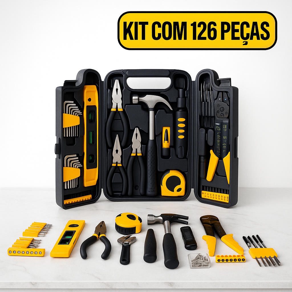 Kit de Ferramentas 126 peças