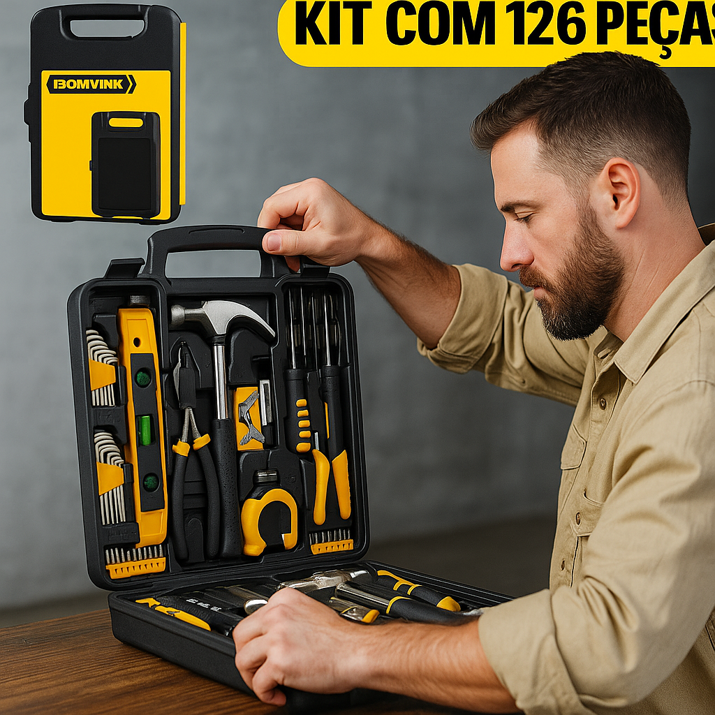 Kit de Ferramentas 126 peças