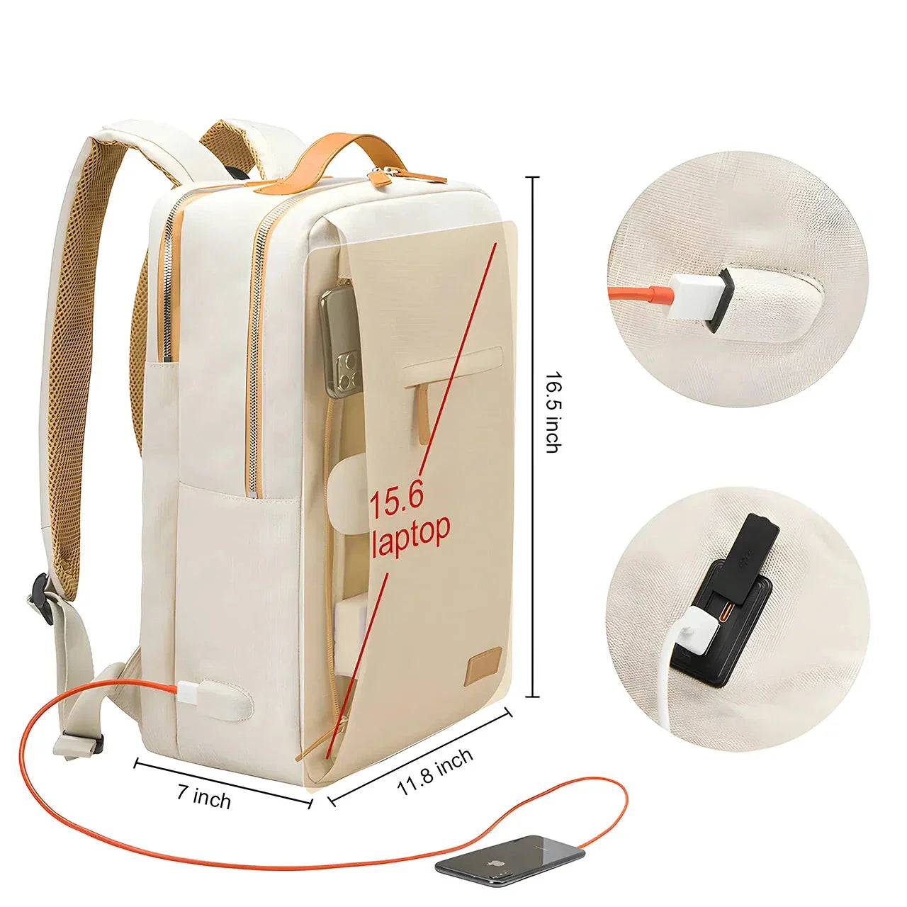 Mochila SmarTravel PRO Cabo USB para Trabalho Faculdade Viagem
