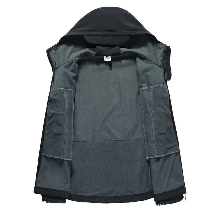 Conjunto Jaqueta Impermeável Militar com Proteção UV + Calça de Pesca Tática
